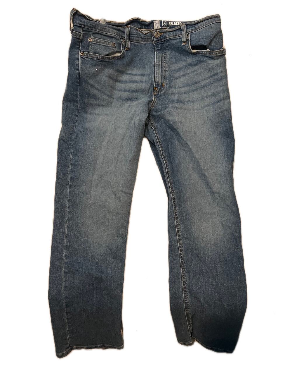 George Relaxed Blue Jeans Mens 32x30